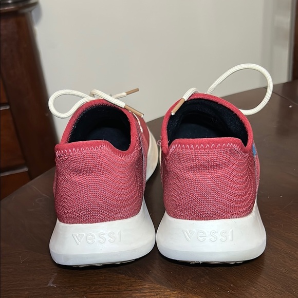 Vessi Maple Red on Off White Women’s Everyday Classic - Picture 8 of 15